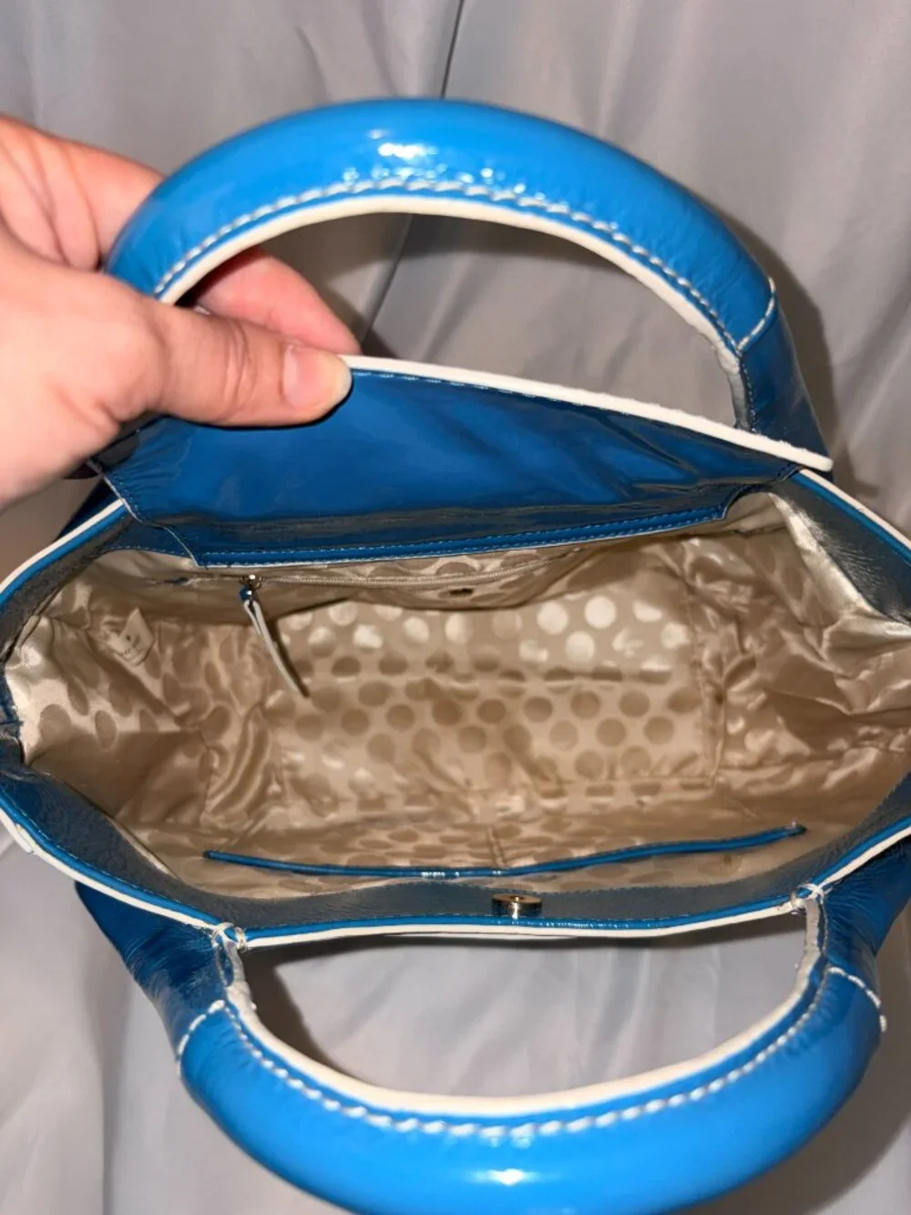 Kate Spade New York Pretty Penny Treesh satchel Lazuli (a vibrant blue)